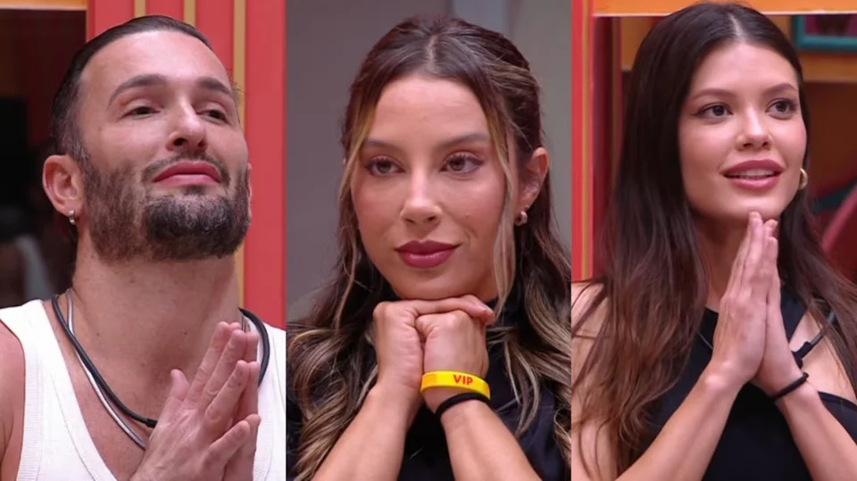 Diego Hypólito, Renata e Vitória Strada estão no "Paredão" do "BBB 25"