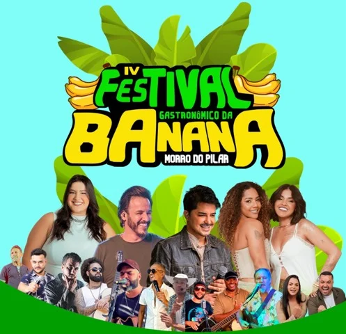 Morro do Pilar realiza Festival da Banana com programação cultural e gastronômica gratuita; saiba mais Morro do Pilar realiza Festival da Banana com programação cultural e gastronômica gratuita; saiba mais