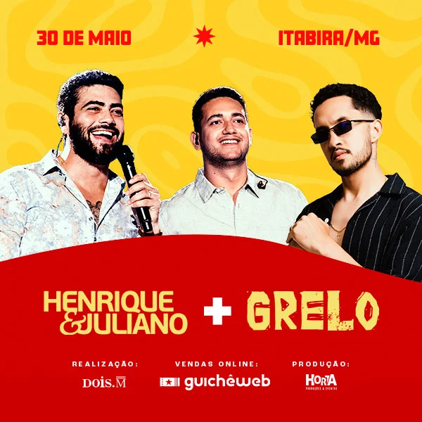 Henrique & Juliano trazem a turnê “Manifesto Musical” para Itabira no dia 30 de maio