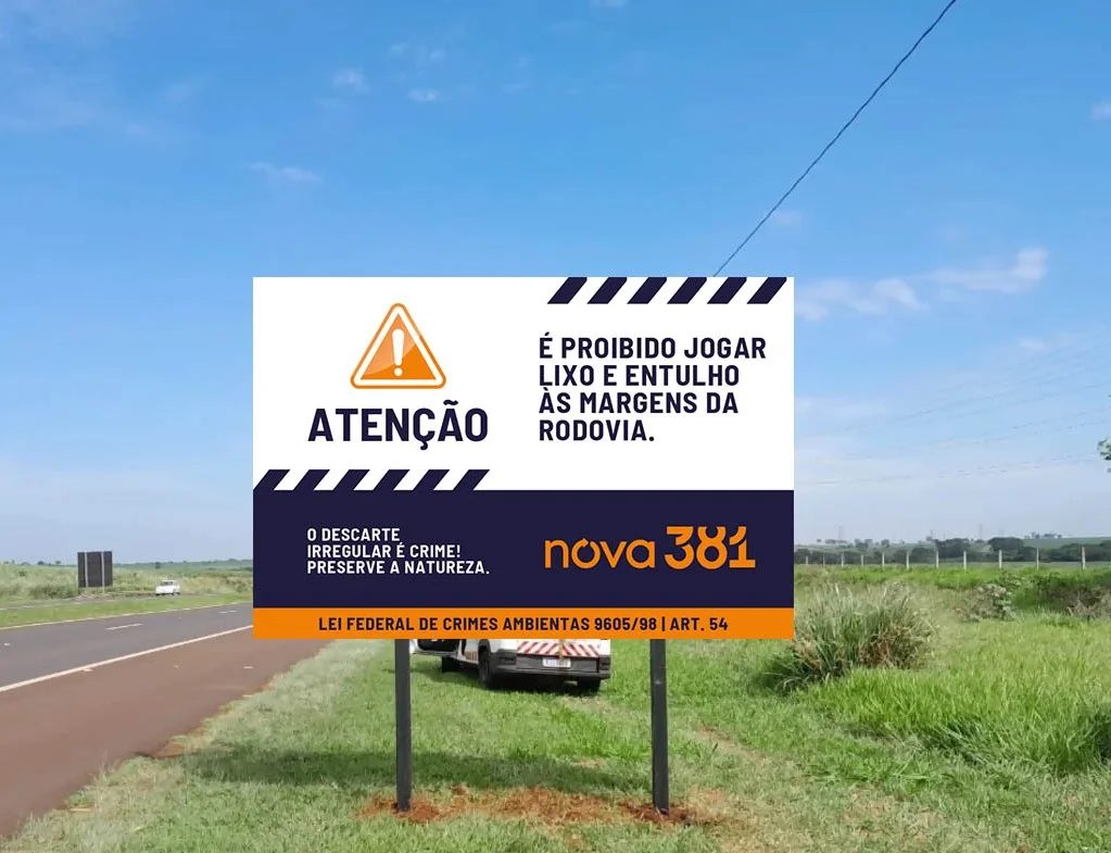 Concessionária retira cerca de 790 toneladas de lixo e entulho em 70 dias de operação na BR-381