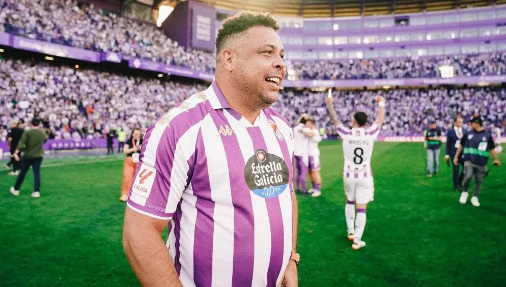 Ronaldo Fenômeno assina acordo para a venda do Valladolid a grupo dos EUA