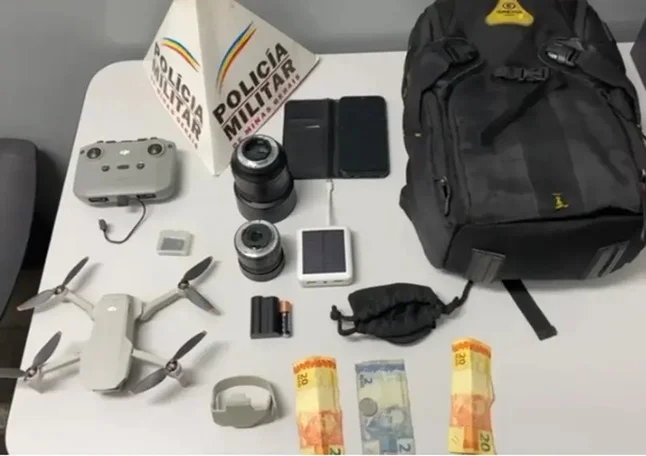 Polícia prende suspeito que furtou equipamentos avaliados em R$ 8 mil e vendeu por R$ 50 em BH