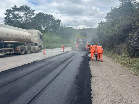 Obras na BR-381 prosseguem nesta semana; confira o cronograma semanal de intervenções