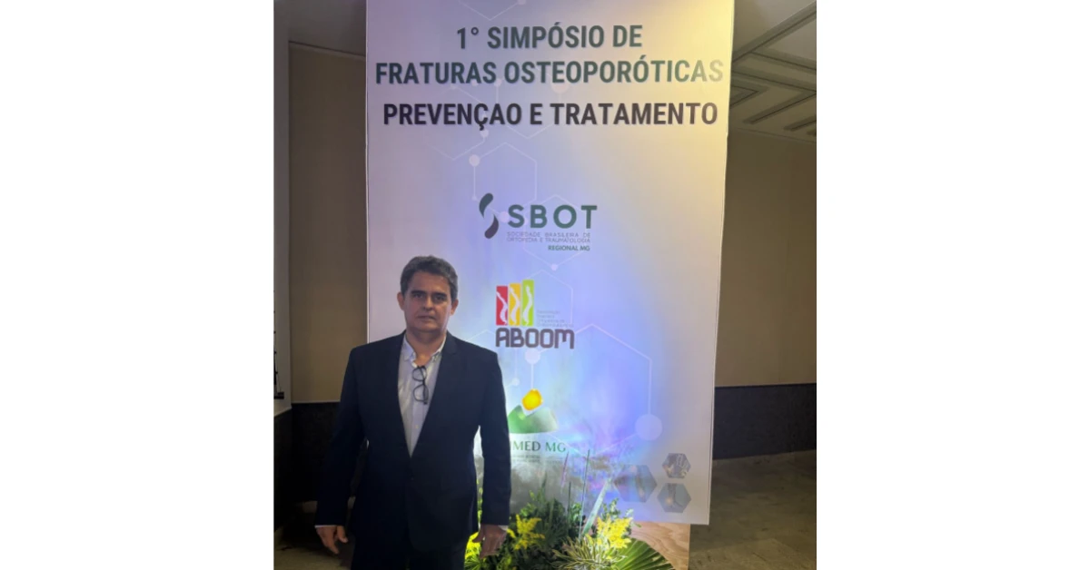 HNSD marca presença no Simpósio sobre Fraturas Osteoporóticas com Dr. Edson Lima