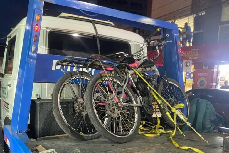 Polícia Militar remove bicicletas motorizadas irregulares durante operação em João Monlevade