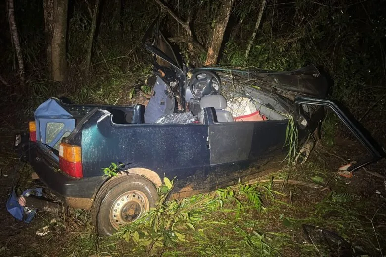 Jovem de 26 anos morre em grave acidente na MG-129, em Catas Altas