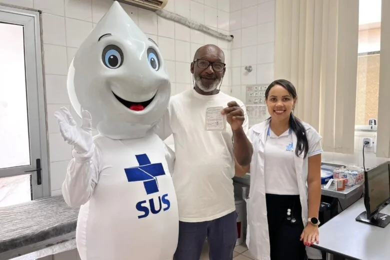 São Gonçalo do Rio Abaixo:  Dia D contra Influenza aplicou quase 500 doses de vacinas