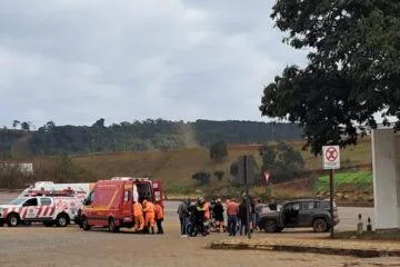 Motociclista fica ferido em colisão com SUV na BR-381, em João Monlevade
